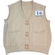 Knitted vest for boys and girls, spring, autumn and winter clothing, college style waistcoat, children's casual vest