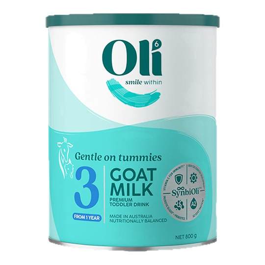 澳6小羊罐Oli6/颖睿亲和乳元HMO婴幼儿宝宝营养配方羊奶粉3段800g