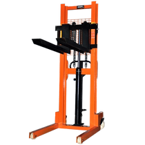 Jinyou forklift manual electric stacker 1 ton 2 ton ground cattle hydraulic lifting fork lifting truck loading and unloading truck