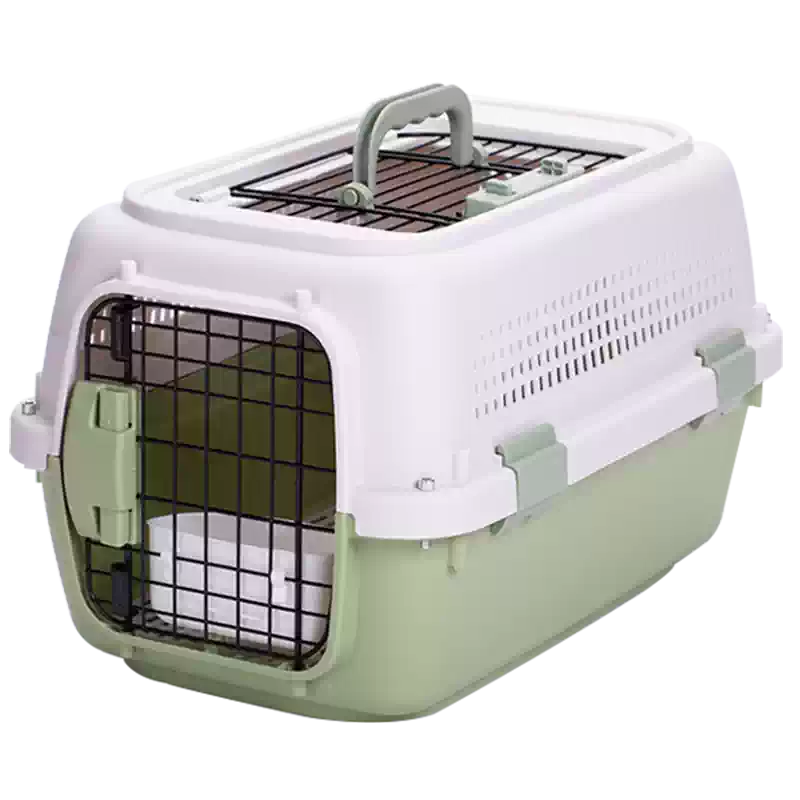 宠物航空箱猫咪专用猫笼子便携外出托运箱中小型犬车载狗笼带天窗-淘宝