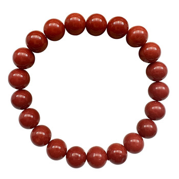 Pretty pure natural sardine red coral bracelet 12mm