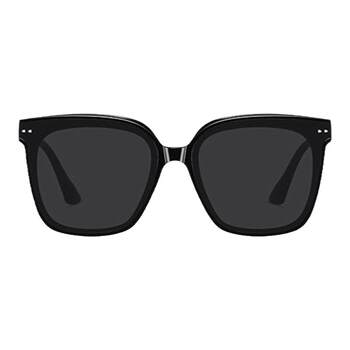 2023 ໃໝ່ Douyin Internet Celebrities ແບບດຽວກັນ Trendy Square Sunglasses Style Celebrity Style Big Face Slimming Anti-UV Sunglasses