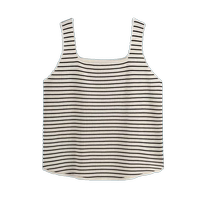 Large size fat mm camisole womens suit with loose slimming square collar black knitted sleeveless bottoming vest