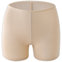 Safety pants for women anti-exposure non-curling summer thin ice silk seamless fat mm large size boxer bottoming insurance shorts