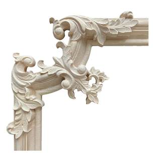 Dongyang wood carving European style rubber wood decorative background carving