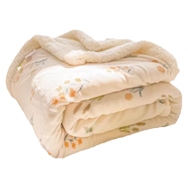 Milk Fluff Blanket Cover Blanket Single Office Afternoon Nap Blanket Coral Lamb Suede Sofa Blanket Air Conditioning Blanket Bed