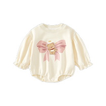 Baby clothes autumn clothes baby girls one-piece clothes one-piece clothes for full moon and one hundred days super cute clothes spring and autumn clothes