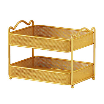 Light luxury one-piece spice kitchen storage rack