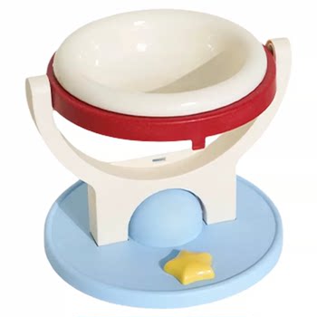 Ins cute star bowl thickened ceramic bowl anti-turnover