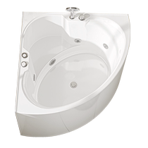 Langwhale Bathroom Acrylic Bathtub Home Triangular Bathtub Integrated Embedded Adult Fan-shaped Deep Soak 470 Customized