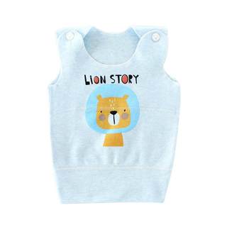 Baby vest inner wear autumn and winter warm stomach protection pure cotton baby vest sleeping children baby spring and autumn vest