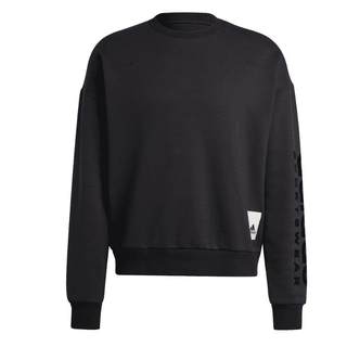 Simple casual and comfortable round neck long-sleeved sweatshirt pullover men's adidas Adidas official light sports