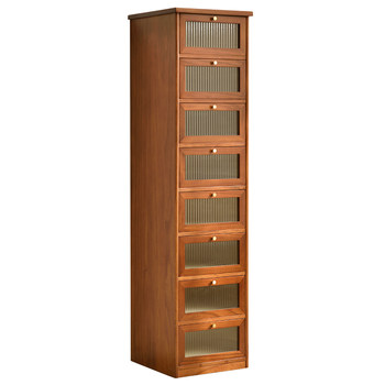 Xiaoyi shimi full solid wood storage cabinet clamp storage cabinet