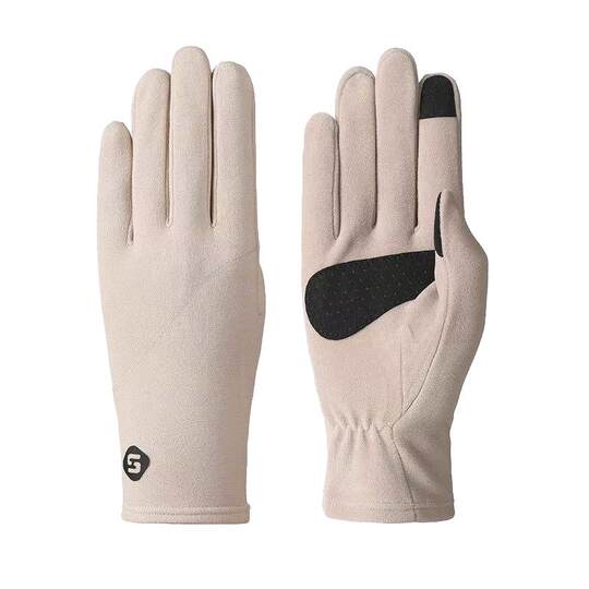 Ski glove lining for women, thin velvet, warm, touch screen