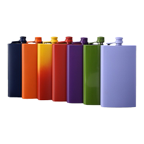 Matte stainless steel wine bottle white wine bottle portable high-end household wine bottle mens outdoor small wine bottle