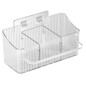 Kitchen sink drain blue storage rack