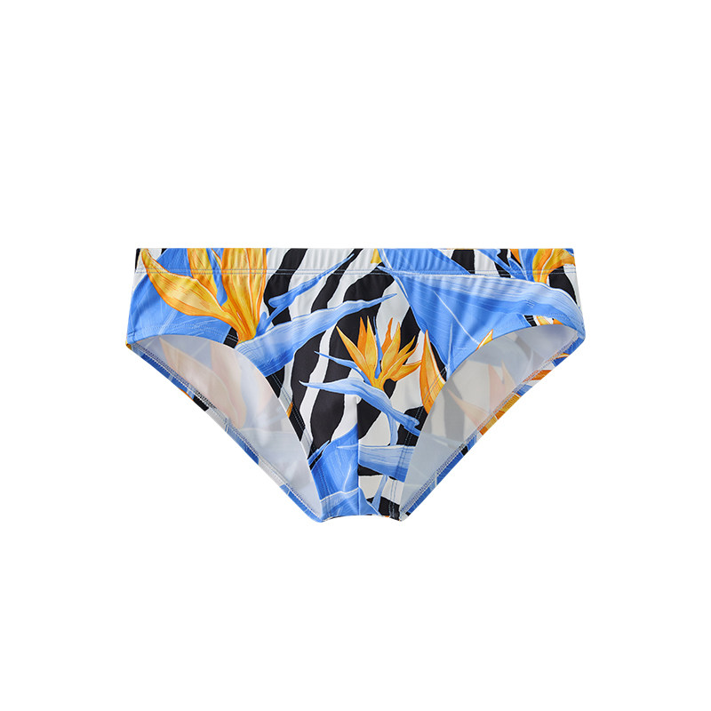 UPRO Bird of Paradise Swimming Briefs Artist Illustration Resort Style Men's Swimsuit