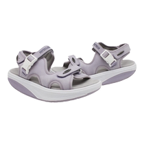 MBT curved bottom womens thick-soled casual sports sandals correct walking posture and increase Velcro leather KISUMU