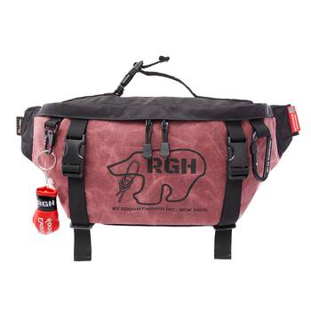 Rgh american retro crossbody bag outdoor cycling waist bag