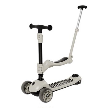 Beiyi children's scooter 1 to 3-6 years old - 12 years old baby baby toddler skateboard three-in-one can sit and ride