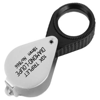 10 times view of diamond waist size jade magnifying glass folding