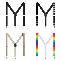 Luo Meng childrens suspender clip baby suspender belt boy boy suspender belt suspender belt clip six one show performance