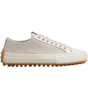 Tod s fabric and leather sneakers