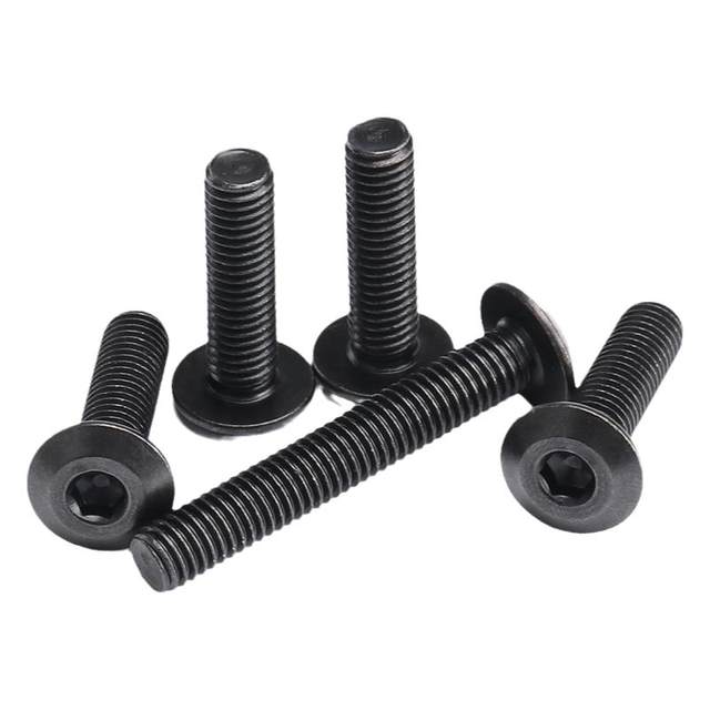 Hanguwei 4.8 flat head inverted edge hexagon black and white color