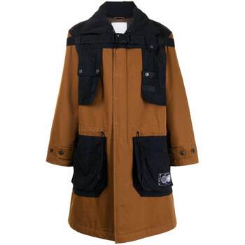 [ຂາຍສຸດທ້າຍ] Ports V unisex patchwork hooded raincoat FARFETCH