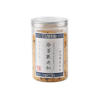 TOMIZ富泽商店海苔脆肉松85g儿童配粥寿司烘焙面包鸡肉类零食
