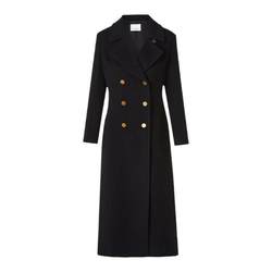 Langzi pure wool style waist slimming and high-end woolen coat for women winter new woolen coat