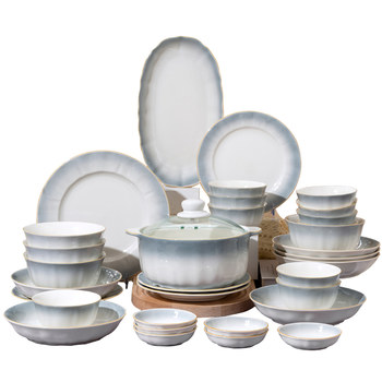 Yunzhihe high temperature underglaze color household tableware and dishes