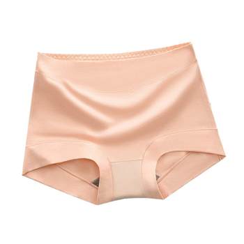 Women's flat corner graphene belly-closing and beautiful buttocks pure cotton underwear shorts