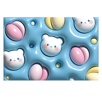 3d stereo expansion ground mat bathroom anti-slip mat sub soft silicon algae mud suction speed dry toilet door into door footbed