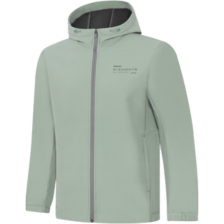 Li ning plus velvet warm and comfortable men's soft shell sports windbreaker