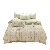 MUJI single quilt cover 150x200 single quilt cover pure cotton double quilt 200x230 dormitory