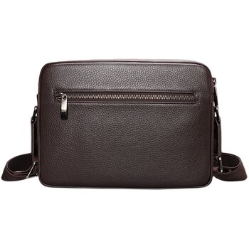 MENNYO crossbody bag men's bag pure leather shoulder bag horizontal messenger bag business men's small backpack ຖົງຄວາມຈຸຂະຫນາດໃຫຍ່