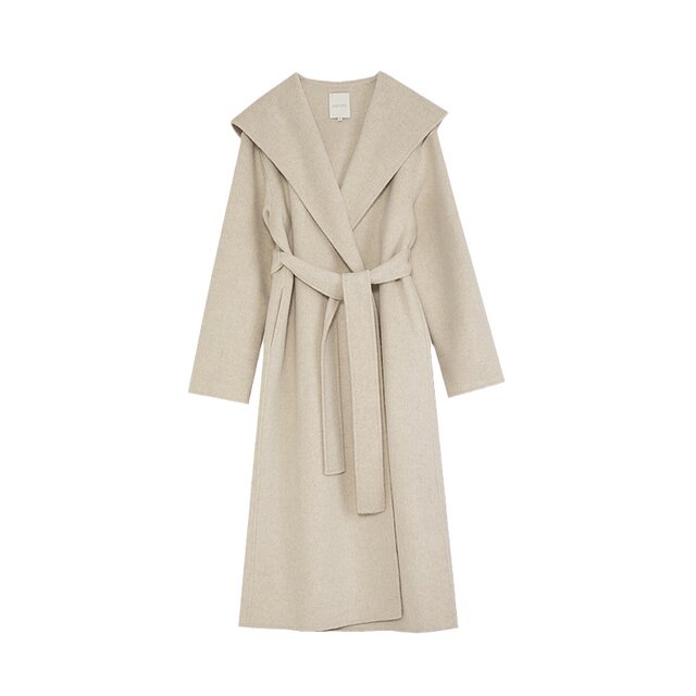 UNSPOKEN100% wool double-sided woolen coat