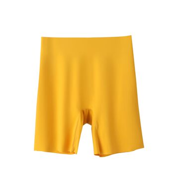 Ice silk belly controlling buttock lifting safety pants and underwear 2-in-1