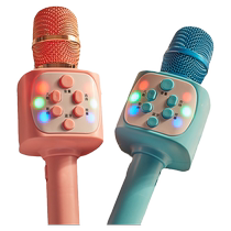 Childrens small microphone baby toy karaoke singing machine audio integrated mobile phone microphone echo Bluetooth girl
