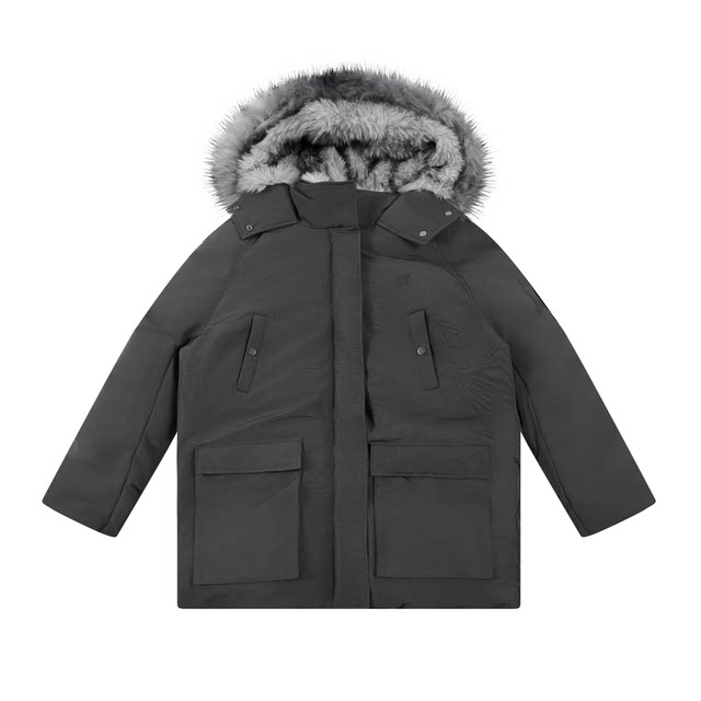 FDR official store mid-length fur collar coat mountain carving coat overalls parka down jacket women's winter