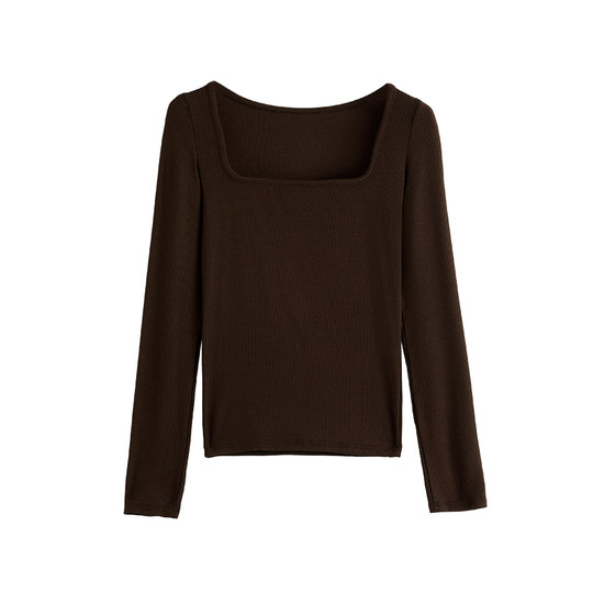 Yu Zhaolin versatile breathable tight-fitting autumn and winter bottoming shirt for women