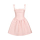 Pink bow princess light dress suspender dress