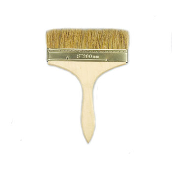 Pig hair brush, paint brush, bristle brush, glue brush, barbecue brush, waterproof brush, paint brush, high temperature resistant, non-curly hair
