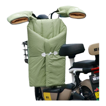 Electric windshield quilt with velvet split in winter, double-sided waterproof