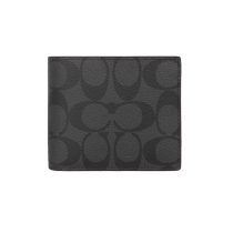 (Self-operated) COACH Mens PVC leather wallet gift box