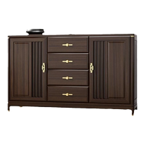 Senzong solid wood sideboard modern simple storage cabinet Zen home B&B hotel club sideboard