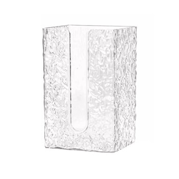 No hole punching tissue box wall-mounted light luxury transparent inverted hanging