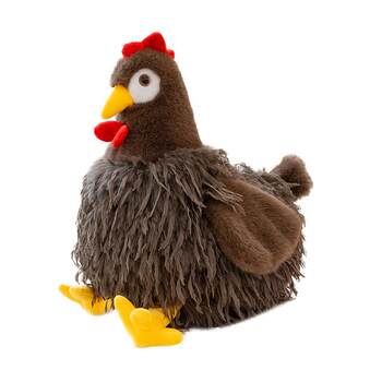 Hailiwei giggle chicken plush toy chicken doll simulation hen doll ຂອງເດັກນ້ອຍ zodiac ໄກ່ຂອງຂວັນວັນເດືອນປີເກີດ doll