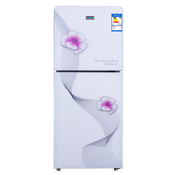 Small refrigerator home small medium-sized double-door freezer mini dormitory rental room with a first-class energy-saving refrigerator